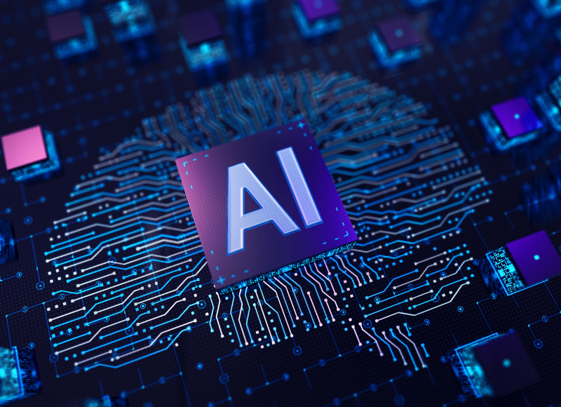 Two neighbors, two very unequal AI bets